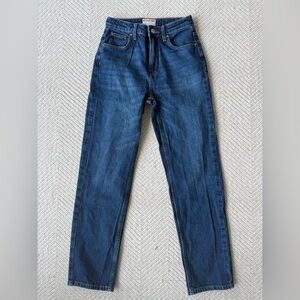 We the Free The Pacifica High Rise Slim Straight Leg Jean Dark Wash sz 26